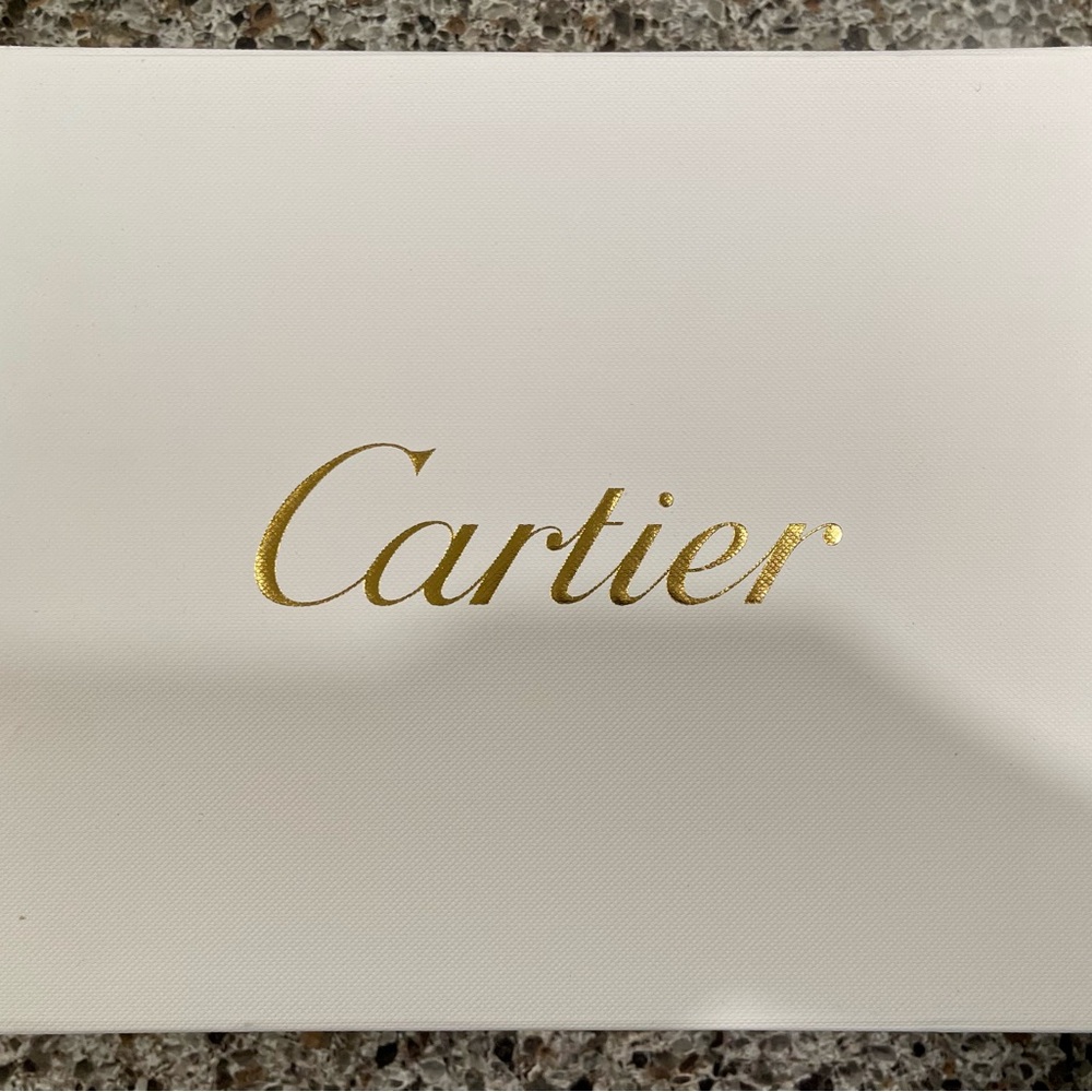 Cartier White Canvas Box